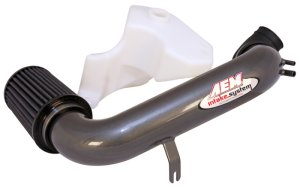 Hyundai Genesis Coupe Performance Air Intake - AEM Induction - Dryflow - Silver - `10-`12